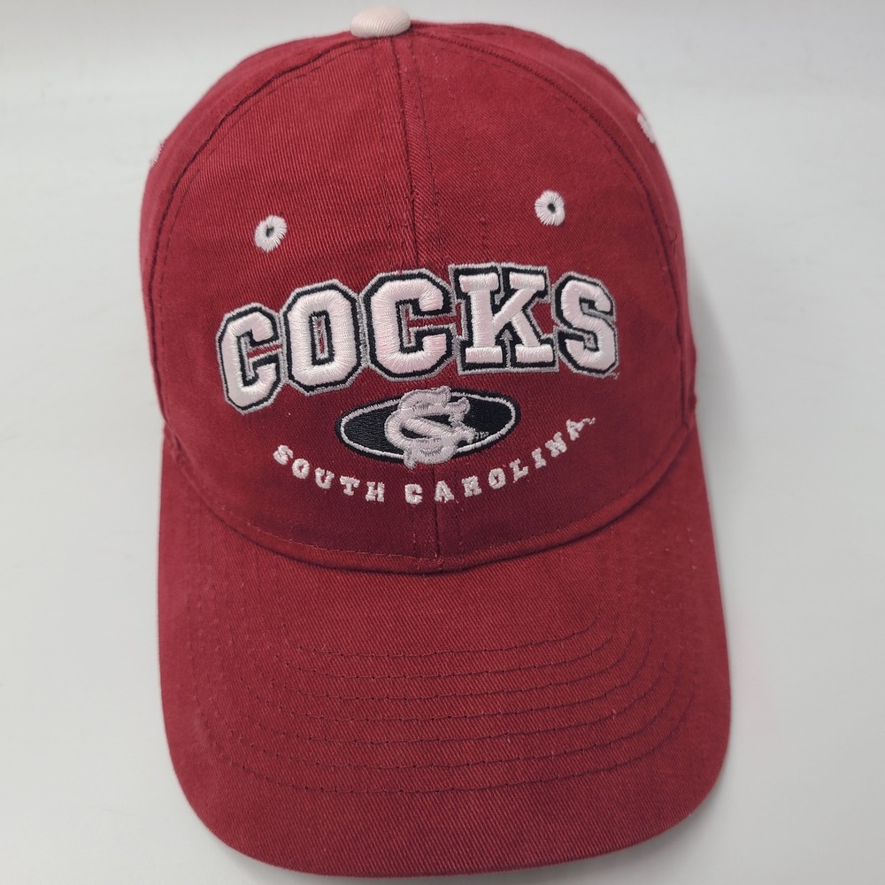 South Carolina Gamecocks Hat Snapback (Fits Small) Zephyr Red White NCAA Cocks